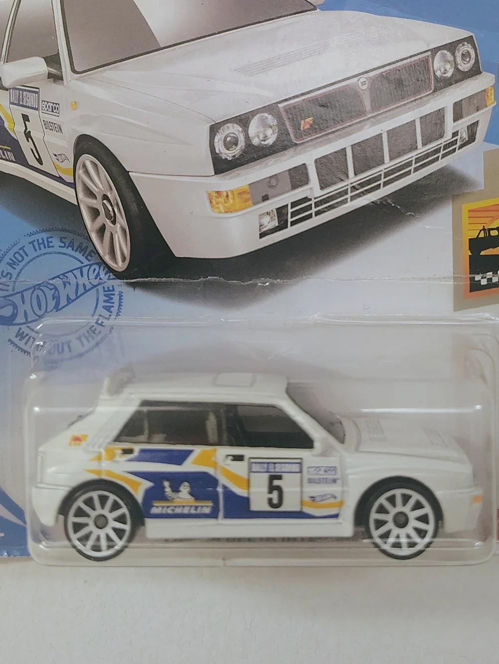 Lancia Delta Integrale Hot Wheels Baja Blazers 6/10 White Rally Diecast